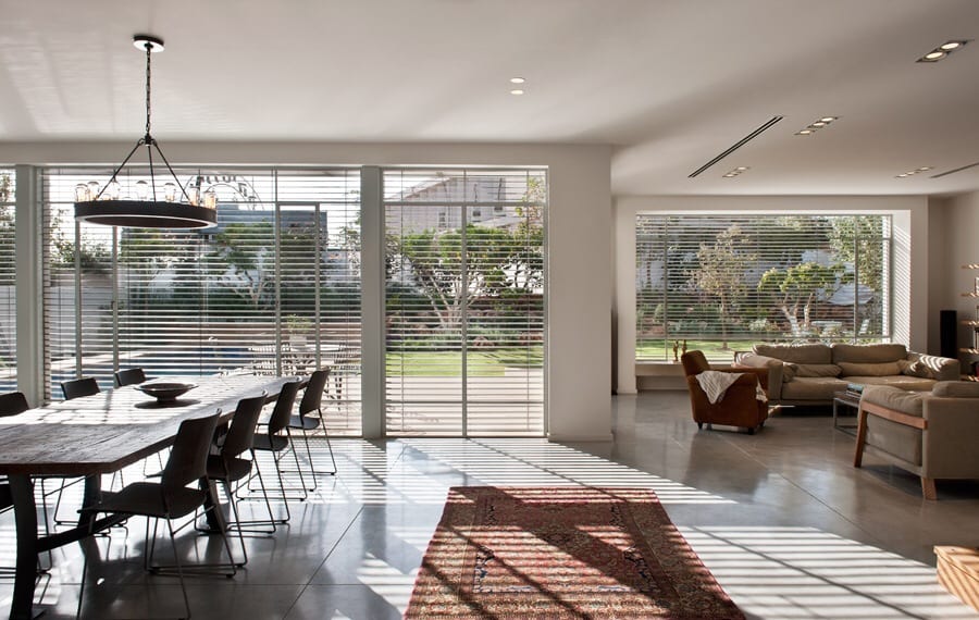 Read more about the article White Steel Windows with External Blinds