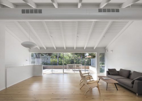 Town-House with White Steel-Windows